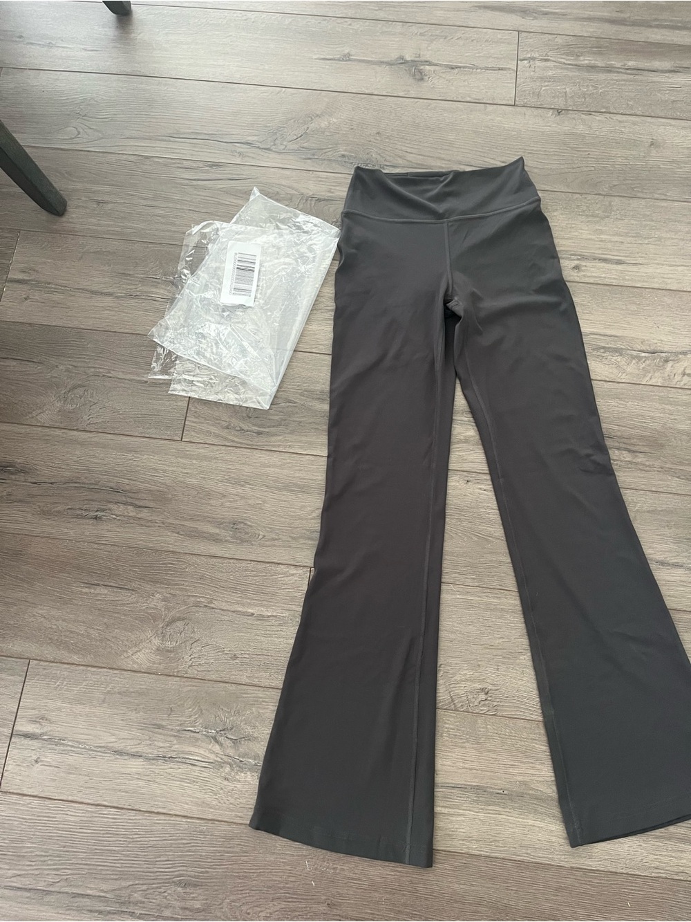 lululemon nulu groove flare leggings gray